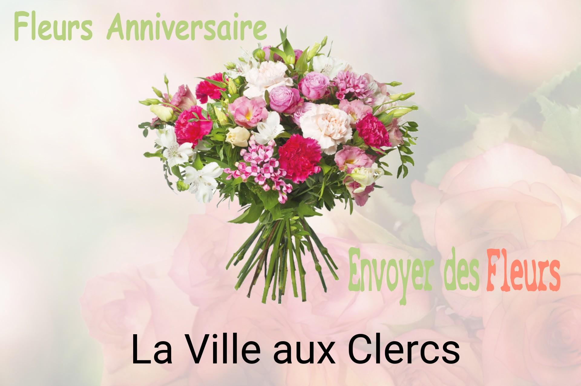 Bouquet de fleurs d’anniversaire livré à La Ville-aux-Clercs