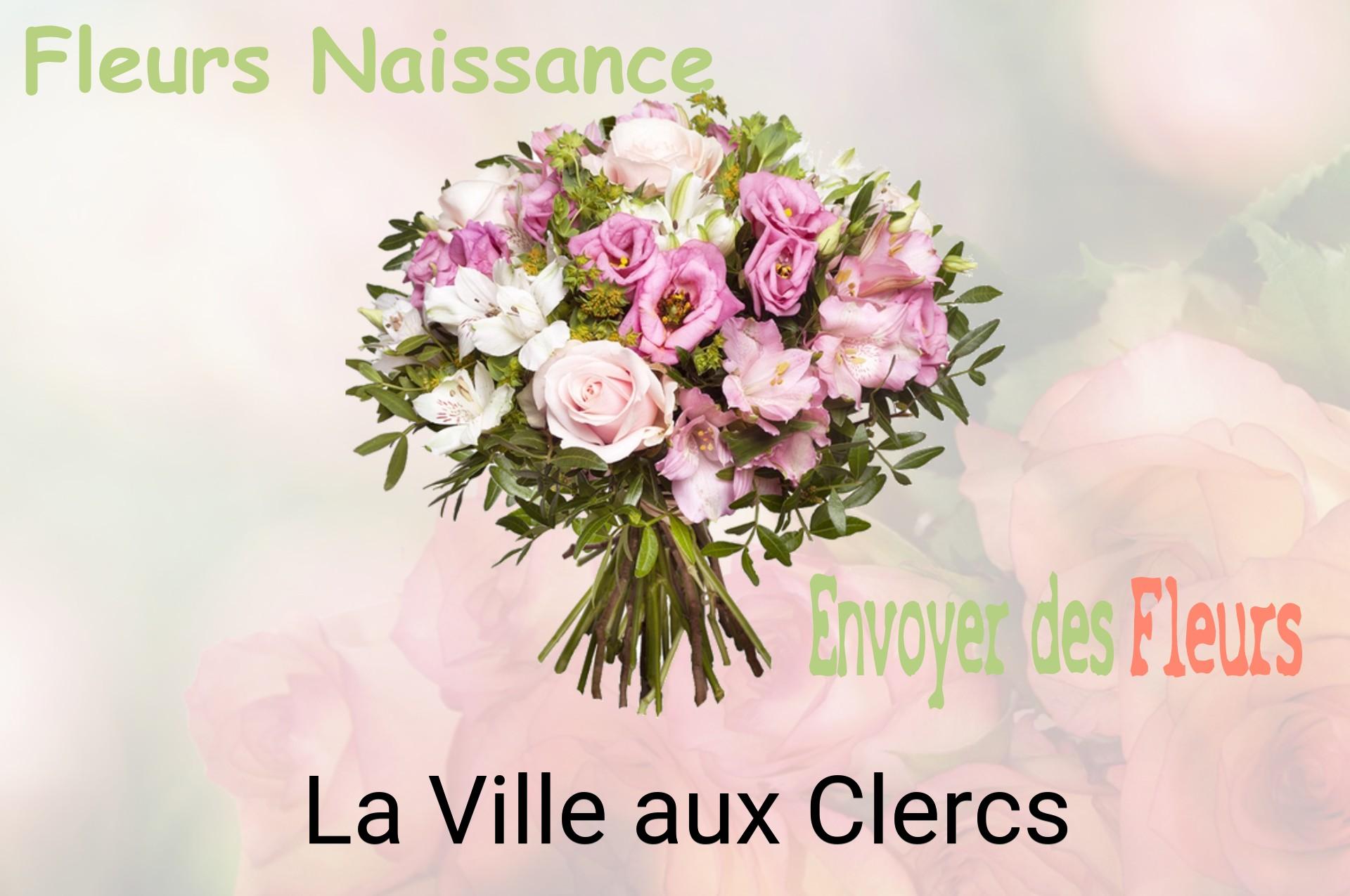 Bouquet de fleurs de naissance livré à La Ville-aux-Clercs